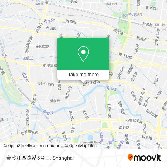 金沙江西路站5号口 map