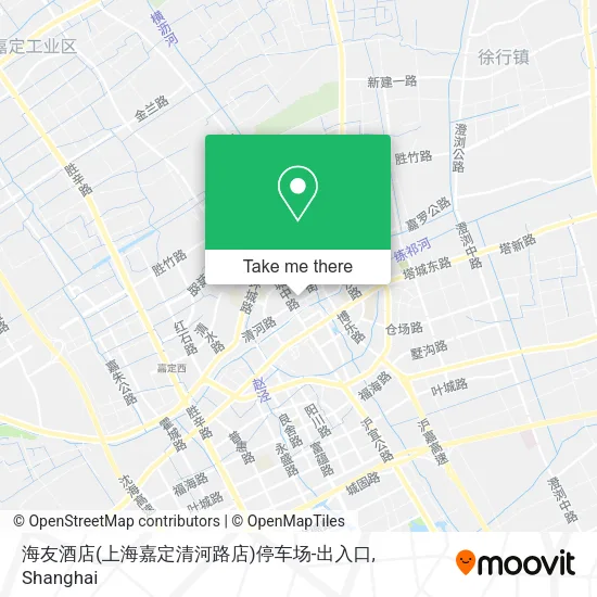 海友酒店(上海嘉定清河路店)停车场-出入口 map