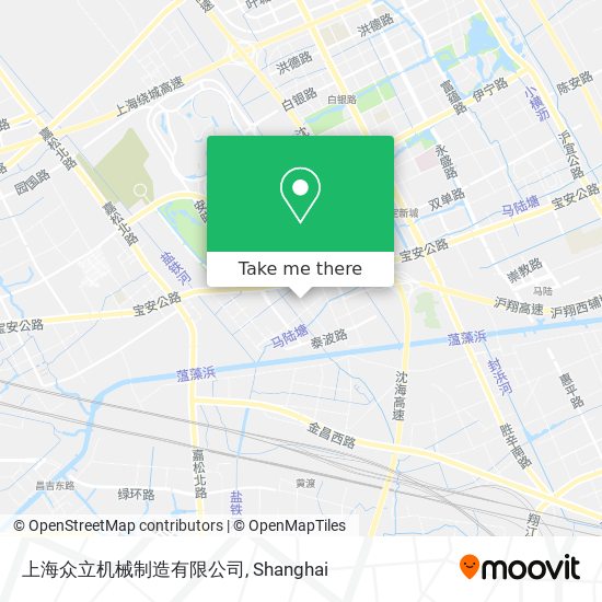 上海众立机械制造有限公司 map