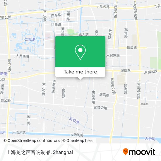 上海龙之声音响制品 map