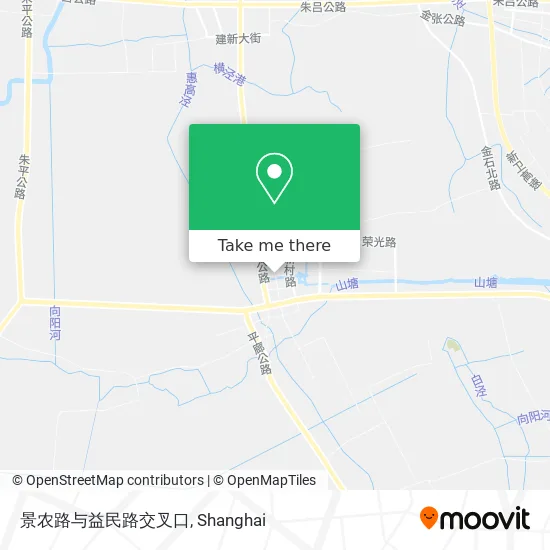 景农路与益民路交叉口 map