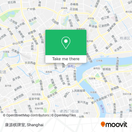 康源棋牌室 map