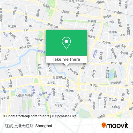红旗上海天虹店 map