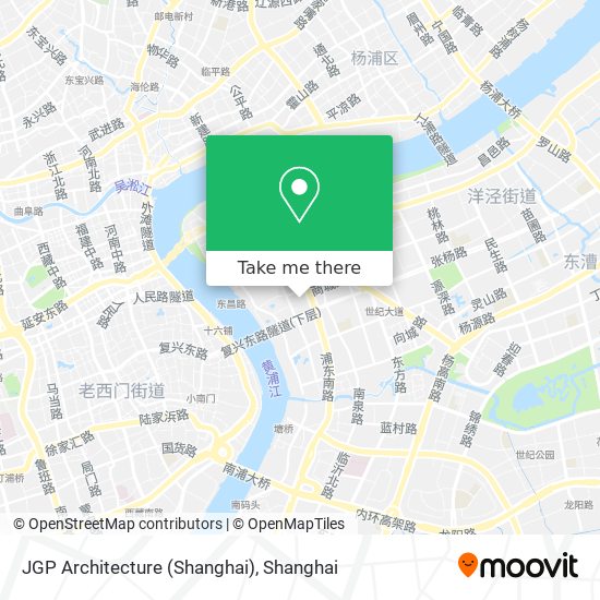 JGP Architecture (Shanghai) map