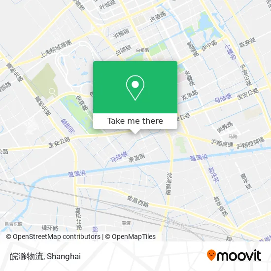 皖滁物流 map