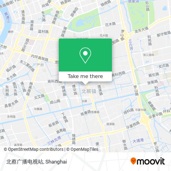 北蔡广播电视站 map