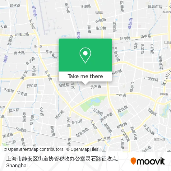 上海市静安区街道协管税收办公室灵石路征收点 map