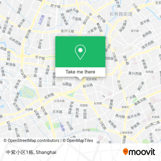 中紫小区1栋 map