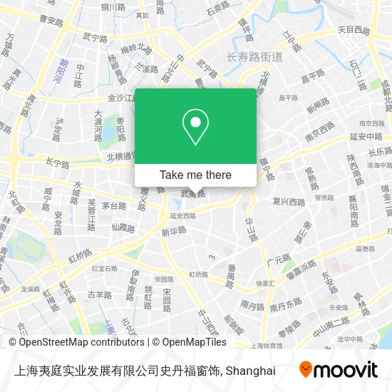 上海夷庭实业发展有限公司史丹福窗饰 map