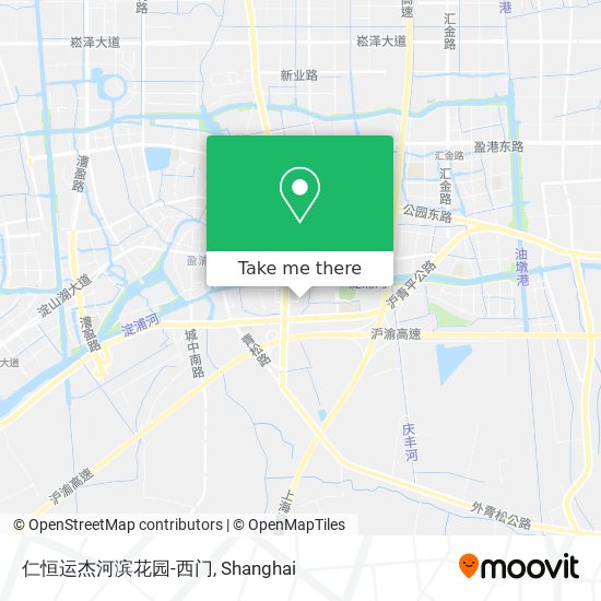 仁恒运杰河滨花园-西门 map