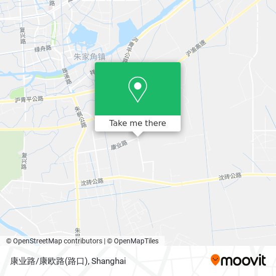 康业路/康欧路(路口) map