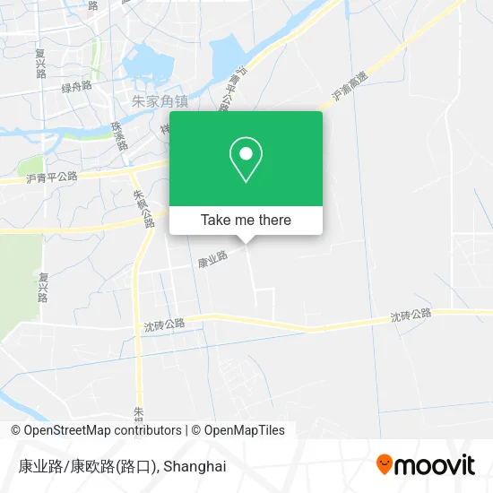 康业路/康欧路(路口) map