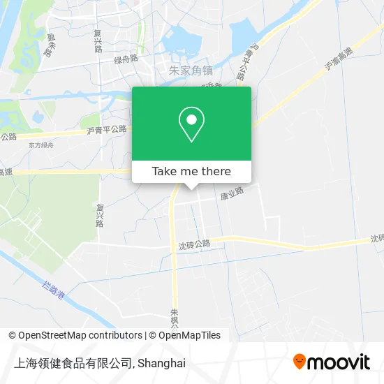 上海领健食品有限公司 map