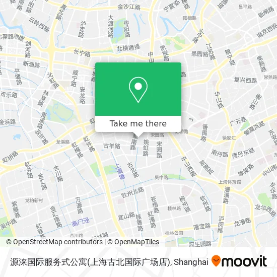 源涞国际服务式公寓(上海古北国际广场店) map