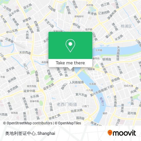 奥地利签证中心 map