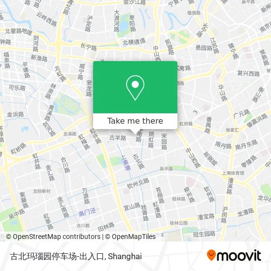 古北玛瑙园停车场-出入口 map