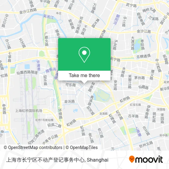 上海市长宁区不动产登记事务中心 map
