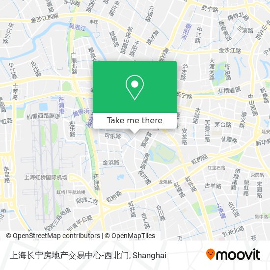 上海长宁房地产交易中心-西北门 map
