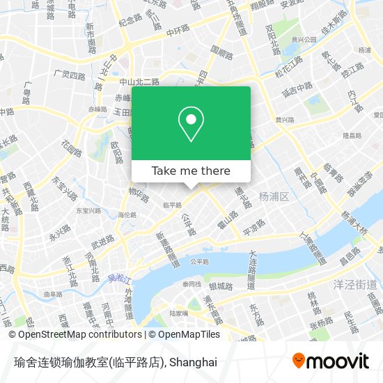 瑜舍连锁瑜伽教室(临平路店) map