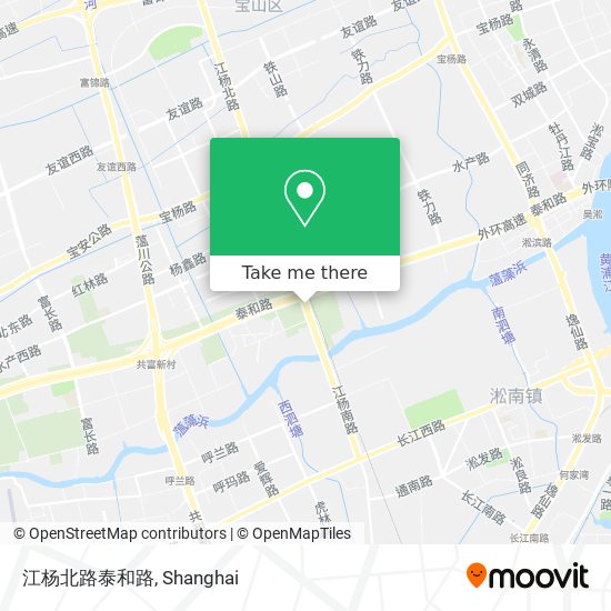 江杨北路泰和路 map