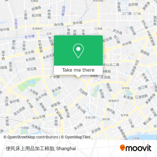 便民床上用品加工棉胎 map
