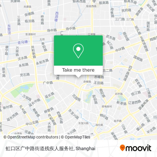 虹口区广中路街道残疾人服务社 map