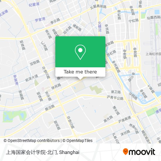 上海国家会计学院-北门 map