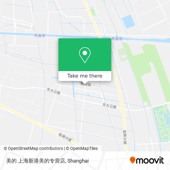 美的 上海新港美的专营店 map