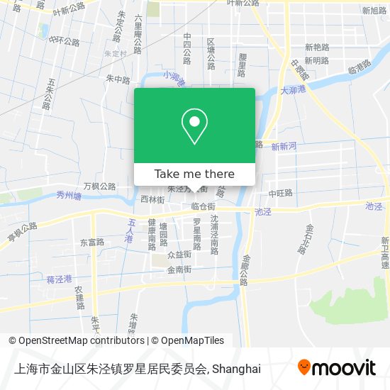 上海市金山区朱泾镇罗星居民委员会 map