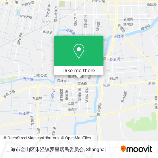 上海市金山区朱泾镇罗星居民委员会 map