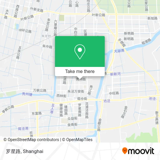 罗星路 map