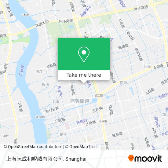 上海阮成和呢绒有限公司 map