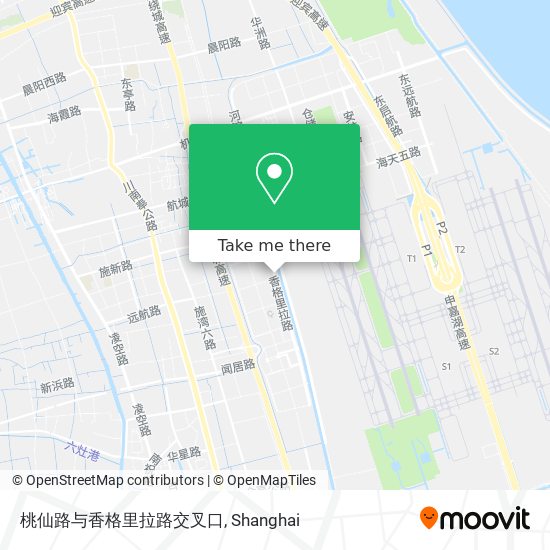 桃仙路与香格里拉路交叉口 map