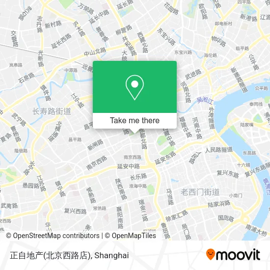 正自地产(北京西路店) map