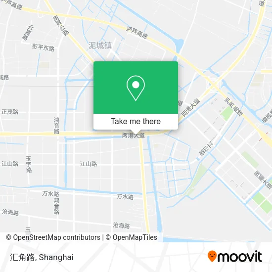 汇角路 map