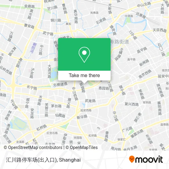 汇川路停车场(出入口) map