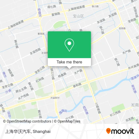 上海华沃汽车 map