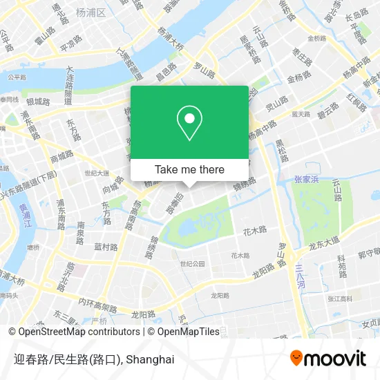 迎春路/民生路(路口) map