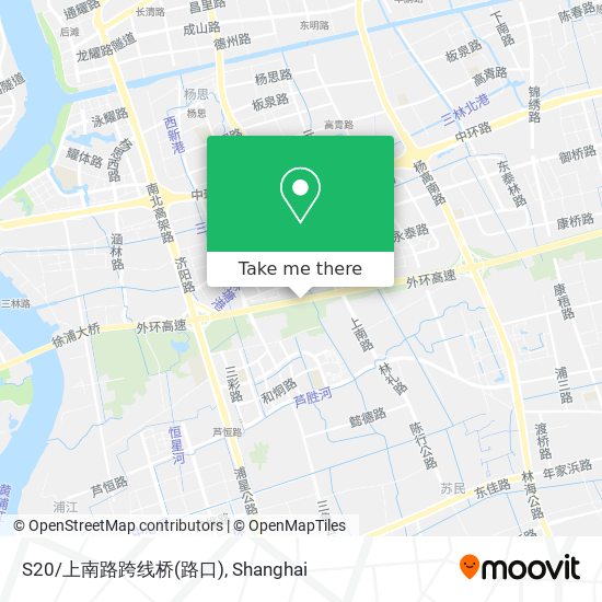 S20/上南路跨线桥(路口) map