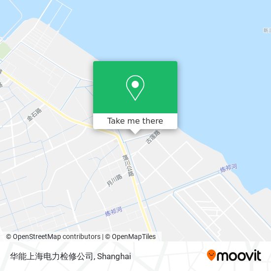 华能上海电力检修公司 map