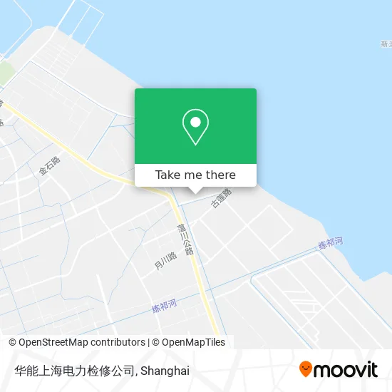 华能上海电力检修公司 map