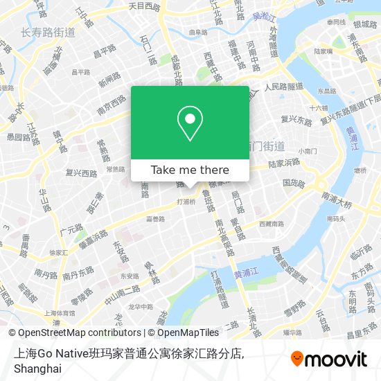 上海Go Native班玛家普通公寓徐家汇路分店 map