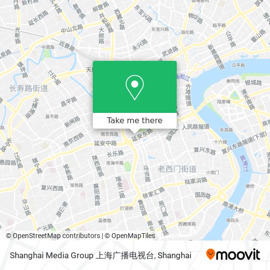 Shanghai Media Group 上海广播电视台 map