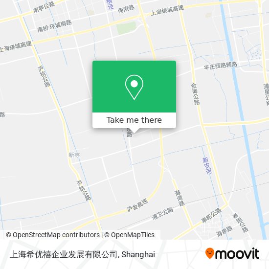 上海希优禧企业发展有限公司 map