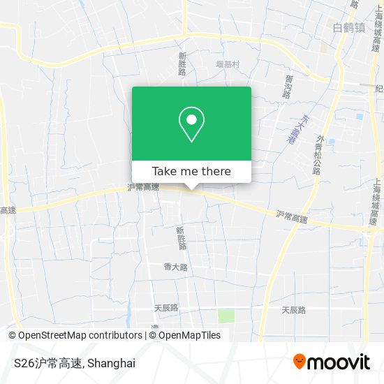 S26沪常高速 map