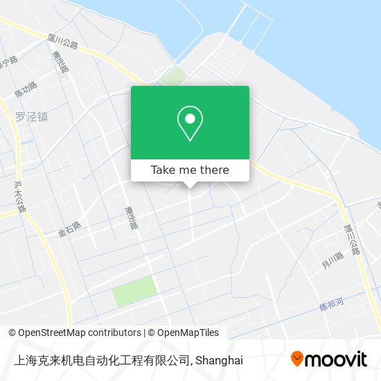 上海克来机电自动化工程有限公司 map