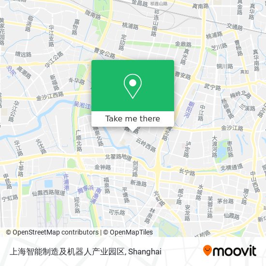 上海智能制造及机器人产业园区 map