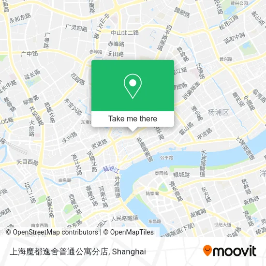 上海魔都逸舍普通公寓分店 map