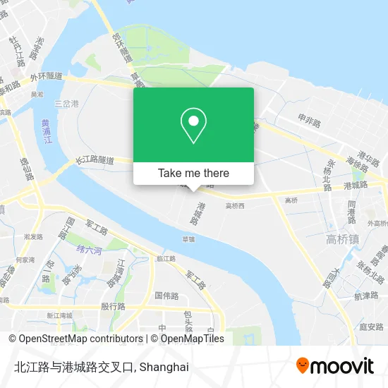 北江路与港城路交叉口 map