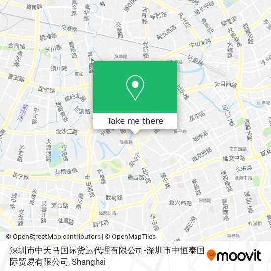 深圳市中天马国际货运代理有限公司-深圳市中恒泰国际贸易有限公司 map